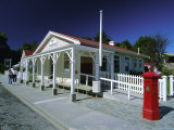 Post Office and Red Post Box in Arrowtown, North East of Queenstown, South Island Photographic Print by Robert Francis