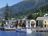 The Waterfront, Queenstown, Lake Wakatipu, Otago, South Island, New Zealand Photographic Print by Robert Francis