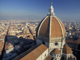 View from the Campanile of the Duomo (Cathedral) of Santa Maria Del Fiore, Florence, Tuscany, Italy Photographic Print by Robert Francis