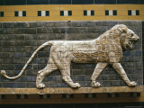 Babylonian Wall Tiles, Exhibited at the Turkey Museum, Istanbul, from Babylon, Iraq, Middle East Photographic Print by Christina Gascoigne