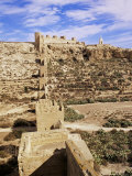 Defensive Walls of Muralla De La Hoya, Alcazaba, Almeria, Andalucia, Spain Photographic Print by Marco Simoni