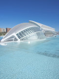Hemisferic and in the Background Principe Felipe Science Museum, Valencia, Spain Photographic Print by Marco Simoni
