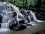 Cascade Situated Inside Sa Nang Manora Forest Park, Phang-Nga Province, Southern Thailand Photographic Print by Marco Simoni