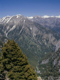 Aerial View of the Samaria Gorge and Surrounding Mountains, Island of Crete, Greece Photographic Print by Marco Simoni