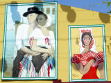 Mural Paintings Celebrating La Feria De Malaga, Malaga, Andalucia, Spain Photographic Print by Marco Simoni