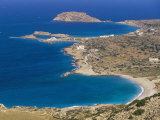 Aerial View of East Coast of Karpathos Near Lefkos, Karpathos, Dodecanese Islands, Greece Photographic Print by Marco Simoni