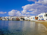Little Venice Quarter and Harbour, Mykonos, Cyclades Islands, Greece, Mediterranean Photographic Print by Marco Simoni