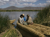 Uro Indians, Lake Titicaca, Peru, South America Photographic Print by Sybil Sassoon