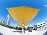 Futurist Umbrella, Near Atlantic Pavillon, Parque Des Nacoes, Lisbon, Portugal Photographic Print by Marco Simoni