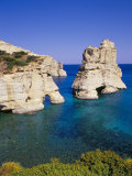 Volcanic Rock Formations on South Eastern Coast, Kleftiko, Milos, Cyclades Islands, Greece Photographic Print by Marco Simoni