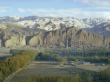 Buddha Statue in Cliffs (Since Destroyed by the Taliban), Bamiyan, Afghanistan Photographic Print by Sybil Sassoon