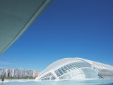 Hemisferic and in the Background the Principe Felipe Science Museum, Valencia, Spain Photographic Print by Marco Simoni
