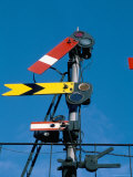 Home and Distant Signals (Gwr) on Gantry, Newton Abbot, Devon, England, United Kingdom Photographic Print by Ian Griffiths