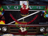 Marco Simoni - Vehicle Dressed up for the Cha'Lla, Car Blessing, Copacabana, Lake Titicaca, Bolivia, South America Fotografická reprodukce
