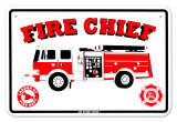 Fire Chief Tin Sign