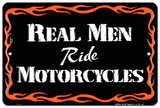 Real Men Emaille bord