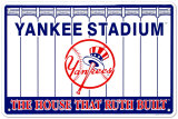 Estadio de los Yankees Cartel de chapa