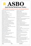 ASBO Posters