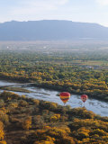 Hot Air Balloons, Albuquerque, New Mexico, USA Fotografie-Druck von Michael Snell