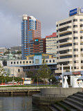 Modern Architecture Around the Civic Square, Wellington, North Island, New Zealand Photographic Print by Don Smith