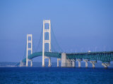 Mackinac Bridge, Mackinaw City, Michigan, USA Photographic Print by Michael Snell