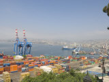 Port, Valparaiso, Chile, South America Photographic Print by Michael Snell