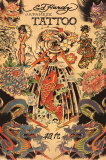 Japanese Tattoo Posters by Ed Hardy