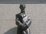 Lincoln Statue at Nebraska State Capitol, Lincoln, Nebraska, USA Photographic Print by Michael Snell