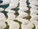 Aerial View of the Sandy Dunes and Lagoons, Part of Parque Nacional Dos Lencois Maranhenses, Brazil Photographic Print by Marco Simoni