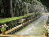 Fountains in Maria Luisa Park, Seville, Andalucia, Spain Photographic Print by Nedra Westwater