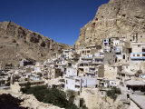 Christian Village of Maloula, Beneath Limestone Cliffs, Syria, Middle East Photographic Print by Tony Waltham