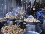Street Food, Delhi, India Photographic Print by John Henry Claude Wilson