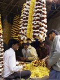 Flower Market, Lado Sarai, Delhi, India Photographic Print by John Henry Claude Wilson Flower Market, Lado Sarai, Delhi, India Photographic Print by John Henry Claude Wilson