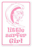 Little Surfer Girl Tin Sign