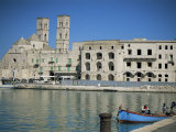 View Across Harbour to Duomo Vecchio, Molfetta, Puglia, Italy, Mediterranean Photographic Print by Sheila Terry