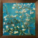 Branches d'Amandier en Fleurs, 1890 Reproduction transférée sur toile par Vincent van Gogh