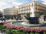 Puerta Del Sol, Madrid, Spain Photographic Print by Sheila Terry