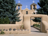 Adobe Church of St. Francis of Assisi, Dating from 1812, Ranchos De Taos, New Mexico, USA Photographic Print by Nedra Westwater