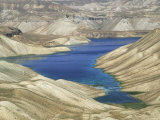 One of the Crater Lakes at Band-E-Amir Photographic Print by Jane Sweeney