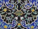 Detail of Tilework on the Friday Mosque or Masjet-Ejam, Herat, Afghanistan Photographic Print by Jane Sweeney