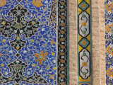 Detail of Tilework on the Friday Mosque or Masjet-Ejam, Herat, Afghanistan Photographic Print by Jane Sweeney