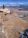 Cliff Edge 300M Above Red Desert Basin, Dead Horse Point State Park, USA Photographic Print by Tony Waltham Cliff Edge 300M Above Red Desert Basin, Dead Horse Point State Park, USA Photographic Print by Tony Waltham