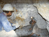 Mine in Cerro Rico, Richest Hill on Earth, Hand Mining of Silver and Zinc Today, Potosi, Bolivia Photographic Print by Tony Waltham