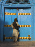 Pilgrim at the Shrine of Hazrat Ali, Mazar-I-Sharif, Afghanistan Photographic Print by Jane Sweeney