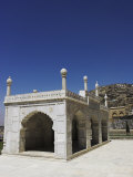 White Marble Mosque Built by Shah Jahan, Gardens of Babur, Kabul, Afghanistan Photographic Print by Jane Sweeney