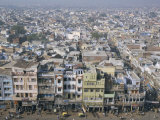 Centre of Old Delhi, Seen from Minaret of Jamia Mosque, Delhi, India Photographic Print by Tony Waltham