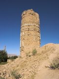 Partly Destroyed Minaret, Near Gaur Shads, Mousallah Complex Photographic Print by Jane Sweeney