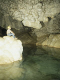Lake of the Clouds, Carlsbad Caverns National Park, Unesco World Heritage Site, USA Photographic Print by Tony Waltham
