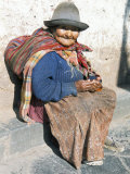 Local Resident, Cuzco, Peru, South America Photographic Print by Tony Waltham