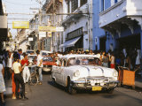 Old Pontiac, an American Car Kept Working Since Before the Revolution, Santiago De Cuba, Cuba Photographic Print by Tony Waltham